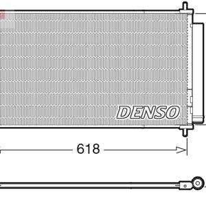 Condensator climatizare TOYOTA YARIS (_P13_) 1.5 Hybrid (NHP130_) benzina/elector 101 cai DENSO DCN50117