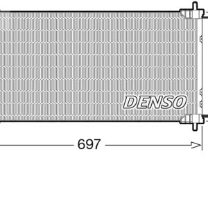 Condensator climatizare TOYOTA AURIS (_E18_) 1.6 D4-D (WWE185_) diesel 112 cai DENSO DCN50120