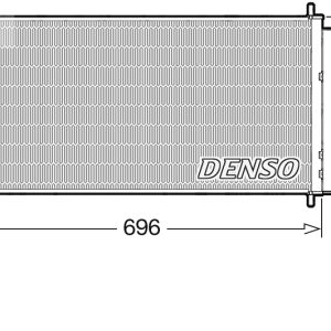 Condensator climatizare TOYOTA AURIS (_E18_) 2.0 D-4D (ADE186_, ADE186R) diesel 124 cai DENSO DCN50121
