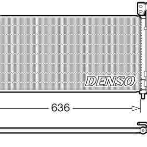 Condensator climatizare TOYOTA AURIS combi (_E18_) 1.8 Hybrid (ZWE186_, ZWE186R, ZWE186H) benzina/elector 136 cai DENSO DCN50122