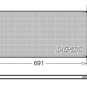 Condensator climatizare TOYOTA RAV 4 V (_A5_, _H5_) 2.5 Hybrid AWD (AXAH54, AXAL54) benzina/elector 222 cai DENSO DCN50124