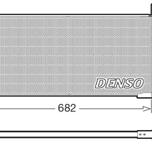 Condensator climatizare TOYOTA RAV 4 V (_A5_, _H5_) 2.5 Hybrid AWD (AXAP54, AXAP54L) benzina/elector 306 cai DENSO DCN50135