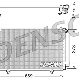 Condensator climatizare TOYOTA CAMRY limuzina (_V3_) 3.0 (MCV30_, MCV30R) benzina 186 cai DENSO DCN51003