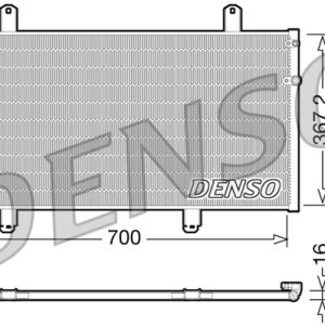 Condensator climatizare TOYOTA CAMRY limuzina (_V4_) 2.4 (ACV40) benzina 158 cai DENSO DCN51004
