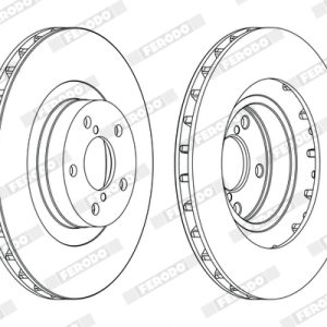 Disc frana TOYOTA GR 86 cupe (ZN8) 2.4 (ZN8BKE8) benzina 234 cai FERODO DDF1175C