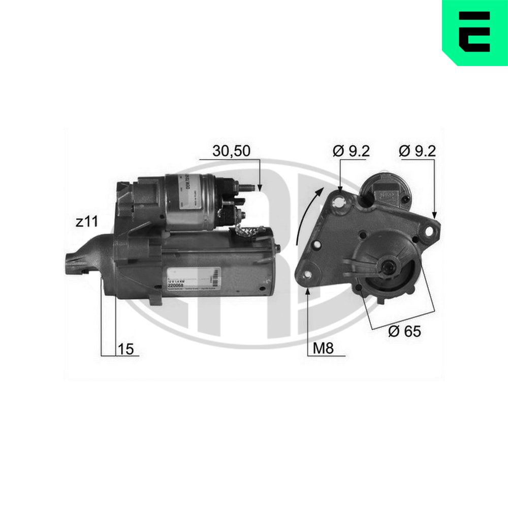 Electromotor TOYOTA PROACE caroserie (MDX_) 1.6 D (MDX9) diesel 90 cai ERA 220068A