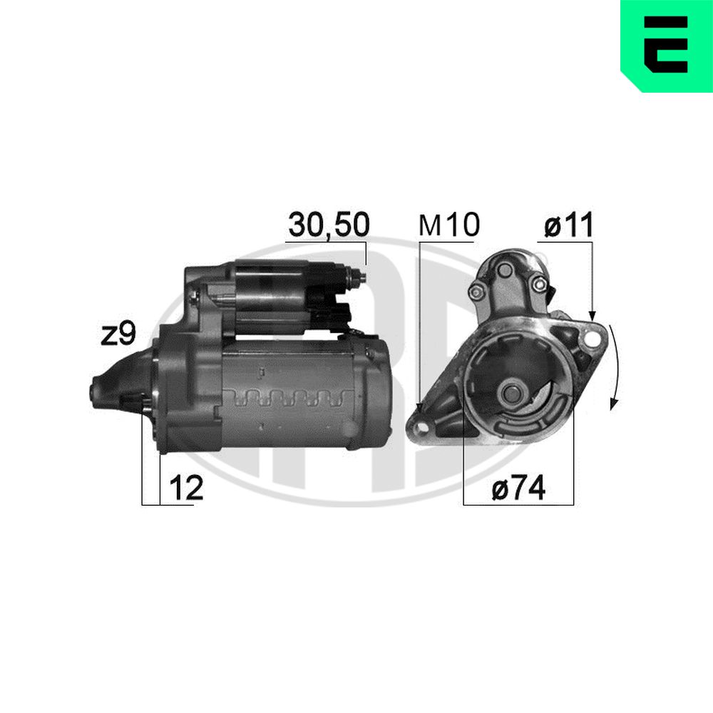 Electromotor TOYOTA YARIS (_P9_) 1.3 VVT-i (NCP90_, NCP90R) benzina 86 cai ERA 220776A