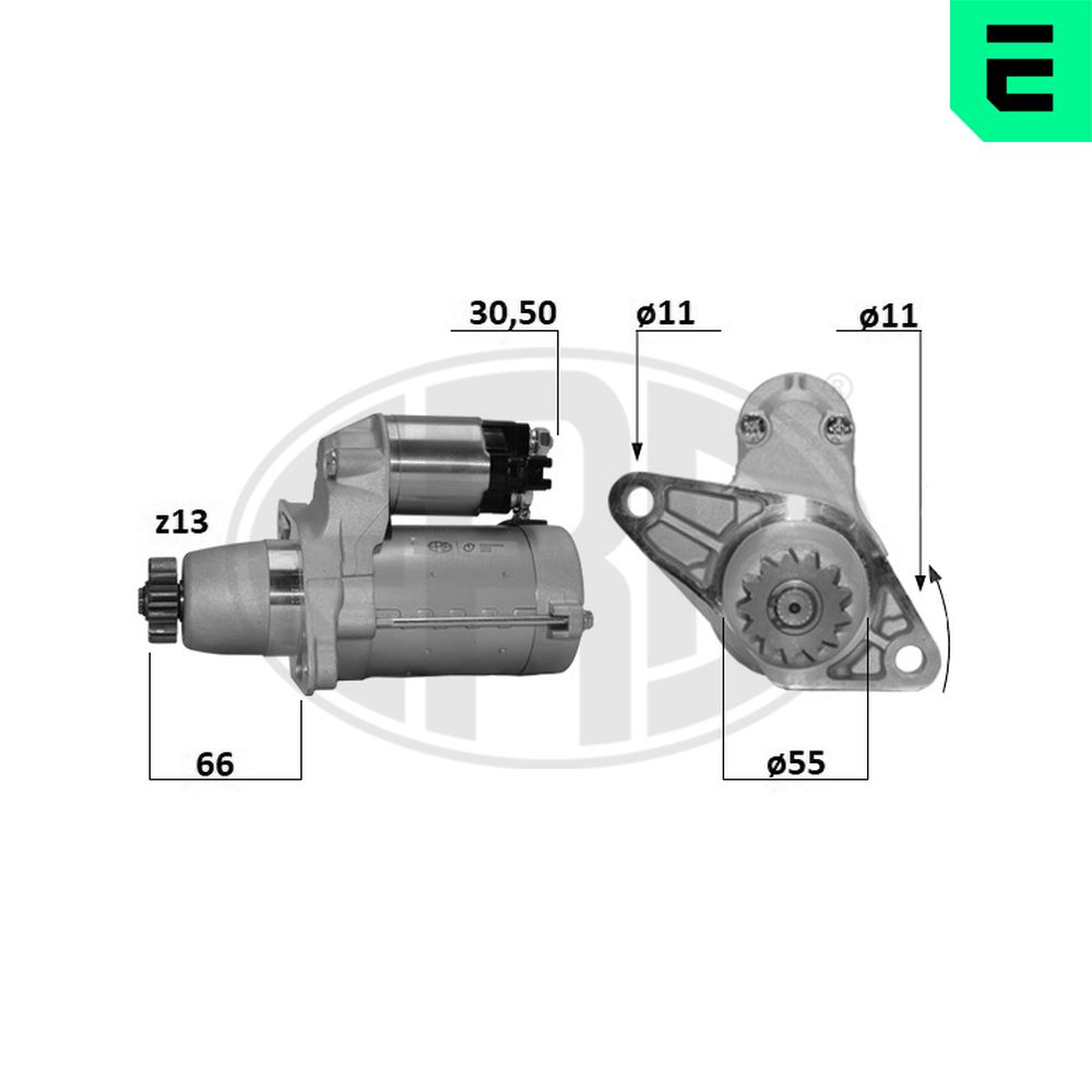 Electromotor TOYOTA CAMRY limuzina (_V3_) 2.4 (ACV30, ACV36) benzina 152 cai ERA 221062A
