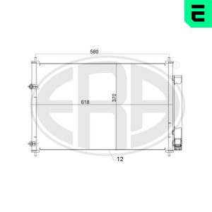 Condensator climatizare TOYOTA AVENSIS combi (_T27_) 1.8 VVT-i (ZRT271_, ZRT271R) benzina 147 cai ERA 667161