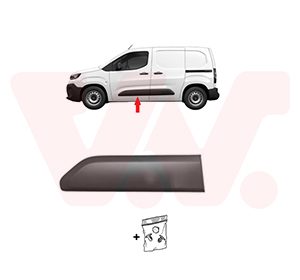 Elemente decorative / protectie portiera TOYOTA PROACE CITY Autoutilitara/limuzina spatioasa (BPZ_) 1.5 D-4D 75 (BPZM) diesel 75 cai VAN WEZEL 0991403