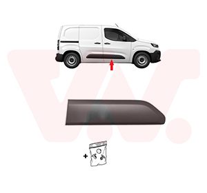 Elemente decorative / protectie portiera TOYOTA PROACE CITY Autoutilitara/limuzina spatioasa (BPZ_) 1.5 D-4D 130 4x4 (BPZM) diesel 131 cai VAN WEZEL 0991404