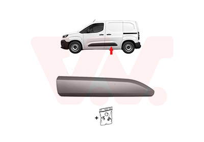 Elemente decorative / protectie portiera TOYOTA PROACE CITY VERSO microbus (BKY_) 1.2 VVT-i 110 (BKYN) benzina 110 cai VAN WEZEL 0991405