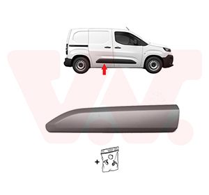Elemente decorative / protectie portiera TOYOTA PROACE CITY VERSO microbus (BKY_) 1.2 VVT-i 110 (BKYN) benzina 110 cai VAN WEZEL 0991406