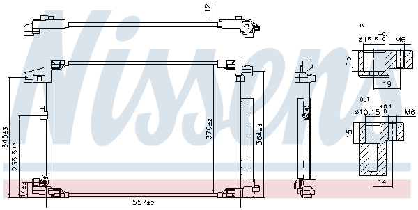 Condensator climatizare TOYOTA YARIS (_P21_, _PA1_, _PH1_) 1.0 (KSP211) benzina 72 cai NISSENS 941001