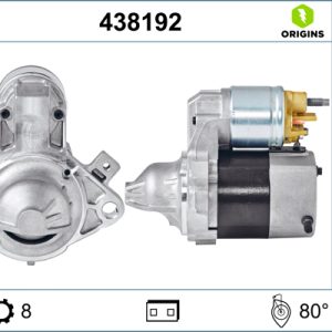 Electromotor TOYOTA AYGO Caseta/ Hatchback (_B1_) 1.0 VVTi (KGB10) benzina 68 cai VALEO 438192