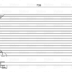 Condensator climatizare TOYOTA COROLLA combi (_E10_) 1.3 XLI 16V (EE101_, EE101R) benzina 88 cai VALEO 814045
