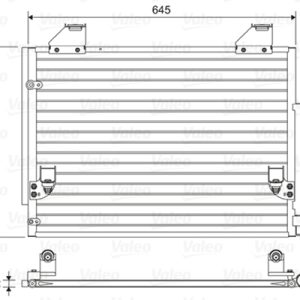 Condensator climatizare TOYOTA HILUX VII pick-up (_N1_, _N2_, _N3_) 2.5 D 4WD (KUN25) diesel 102 cai VALEO 814457