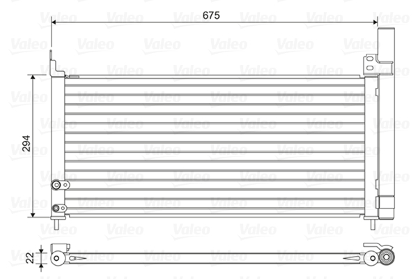 Condensator climatizare TOYOTA PRIUS PLUS VAN (_W4_) 1.8 Hybrid (ZVW40) benzina/elector 136 cai VALEO 814464