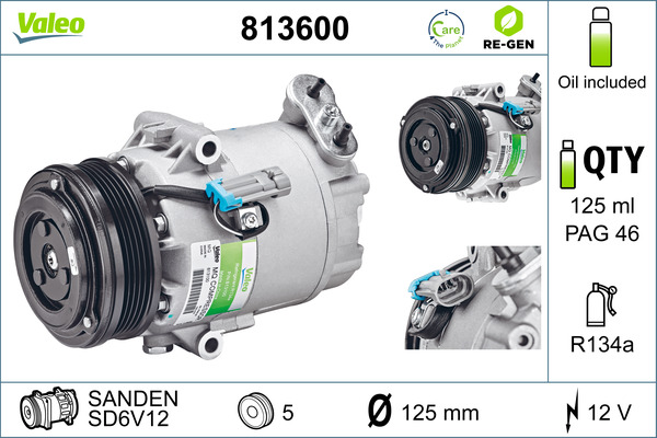 Compresor climatizare VALEO 813600 – Toyota | AutoRival