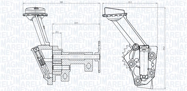 Pompa ulei MAGNETI MARELLI 351516000144 – Toyota | AutoRival