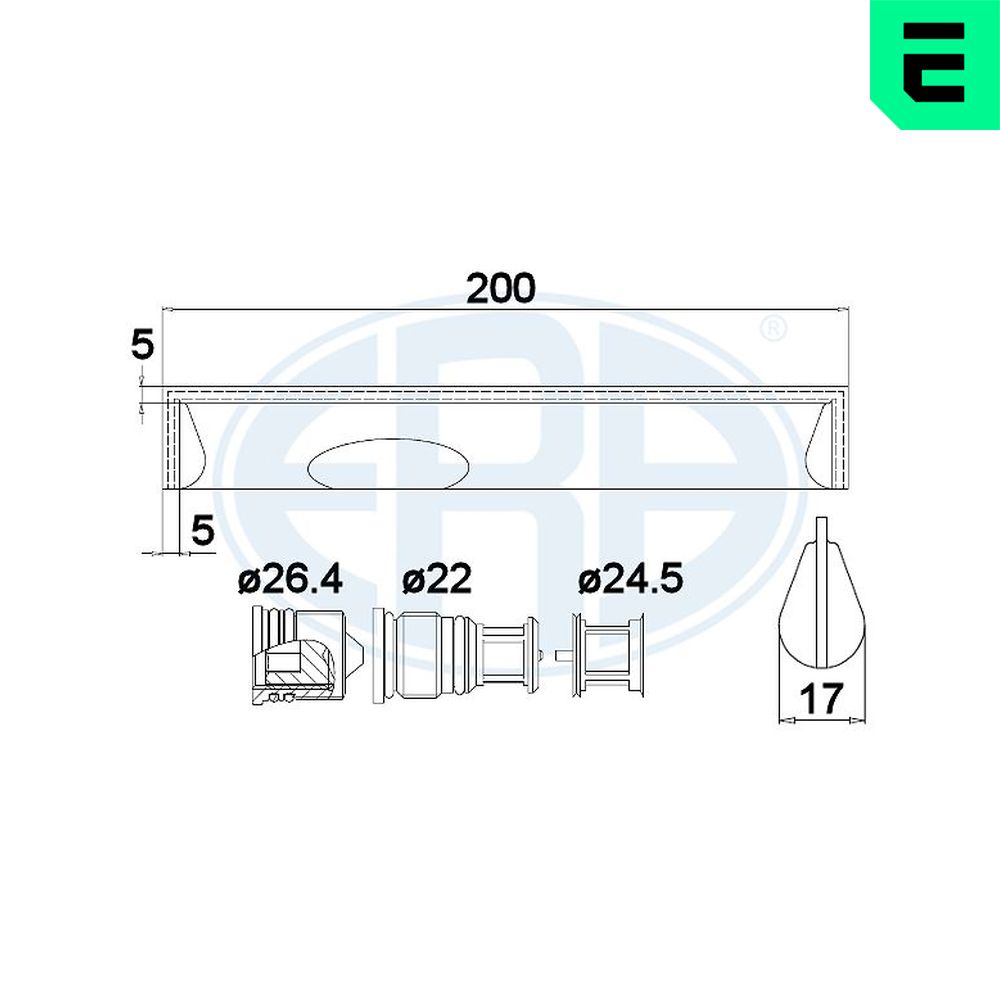 Uscator aer conditionat ERA 668011 – Toyota | AutoRival