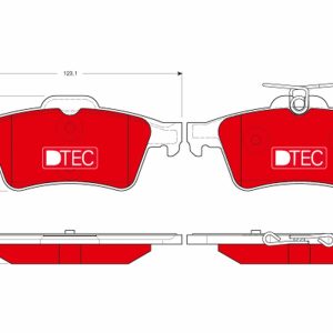 Placute frana VOLVO C30 (533) D5 diesel 163 cai TRW GDB1621DTE