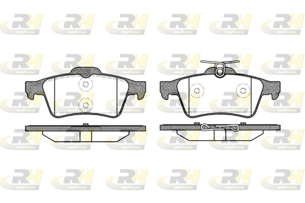 Placute frana VOLVO C30 (533) 2.0 FlexFuel Benzina/Etanol 146 cai ROADHOUSE 2842.20