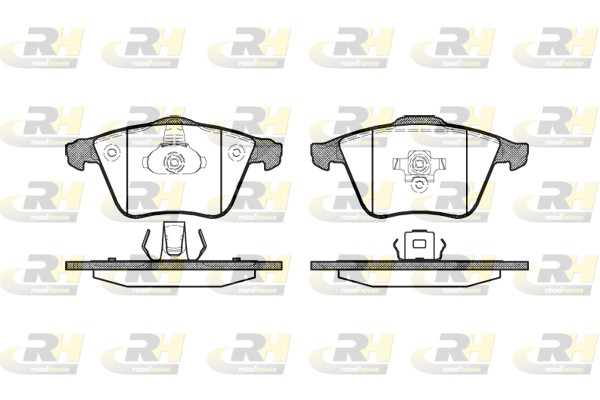 Placute frana VOLVO C30 (533) 1.8 FlexFuel Benzina/Etanol 125 cai ROADHOUSE 2964.20