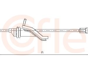 Cablu frana de parcare VOLVO C30 (533) Electric electric 112 cai COFLE 10.5379