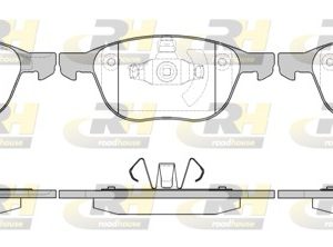 Placute frana VOLVO C30 (533) T5 benzina 220 cai ROADHOUSE 21082.00