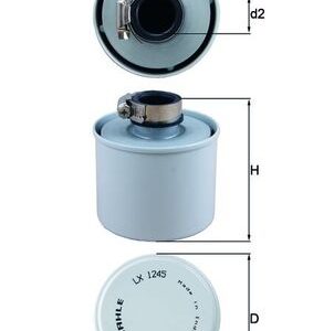 Filtru aer admisie compresor VOLVO FL6 FL 608 diesel 171 cai MAHLE ORIGINAL LX 1245