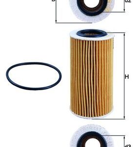 Filtru ulei VOLVO C30 (533) 2.4 i benzina 170 cai MAHLE ORIGINAL OX 370D