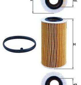 Filtru ulei VOLVO C30 (533) D3 diesel 150 cai MAHLE ORIGINAL OX 370D1