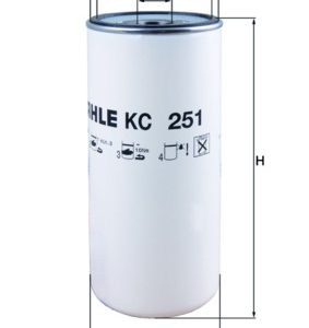 Filtru combustibil VOLVO FH 420 diesel 420 cai MAHLE ORIGINAL KC 251