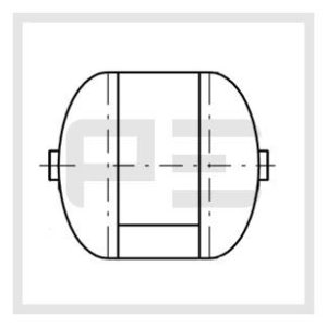 Rezervor aer sistem compresor VOLVO FH16 FH 16/540, FH 16/550 diesel 540 cai PE AUTOMOTIVE 146.503-80A