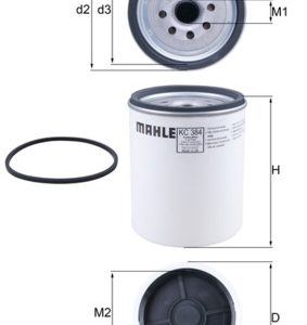 Filtru combustibil VOLVO FL II FL 260-14 diesel 260 cai MAHLE ORIGINAL KC 384D
