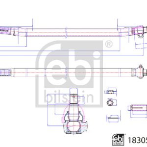 Bara directie VOLVO FH16 III 750 diesel 751 cai FEBI BILSTEIN 183059