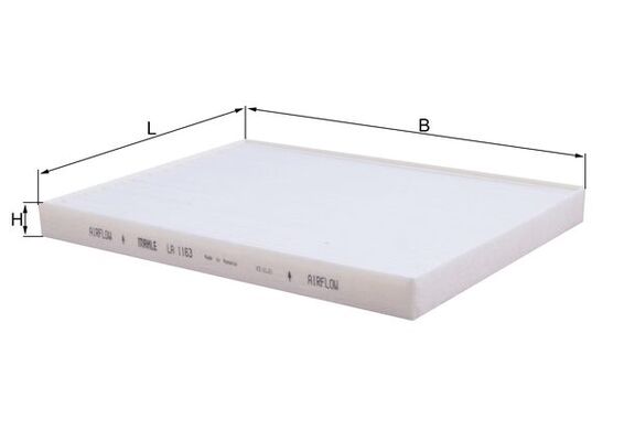 Filtru polen VOLVO FH II 380 diesel 381 cai MAHLE ORIGINAL LA 1163