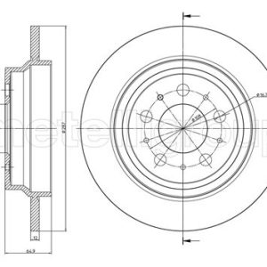 Disc frana VOLVO C30 (533) 2.0 benzina 145 cai METELLI 23-0562C