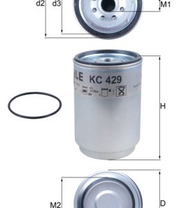 Filtru combustibil VOLVO FM FM 380 diesel 380 cai MAHLE ORIGINAL KC 429D