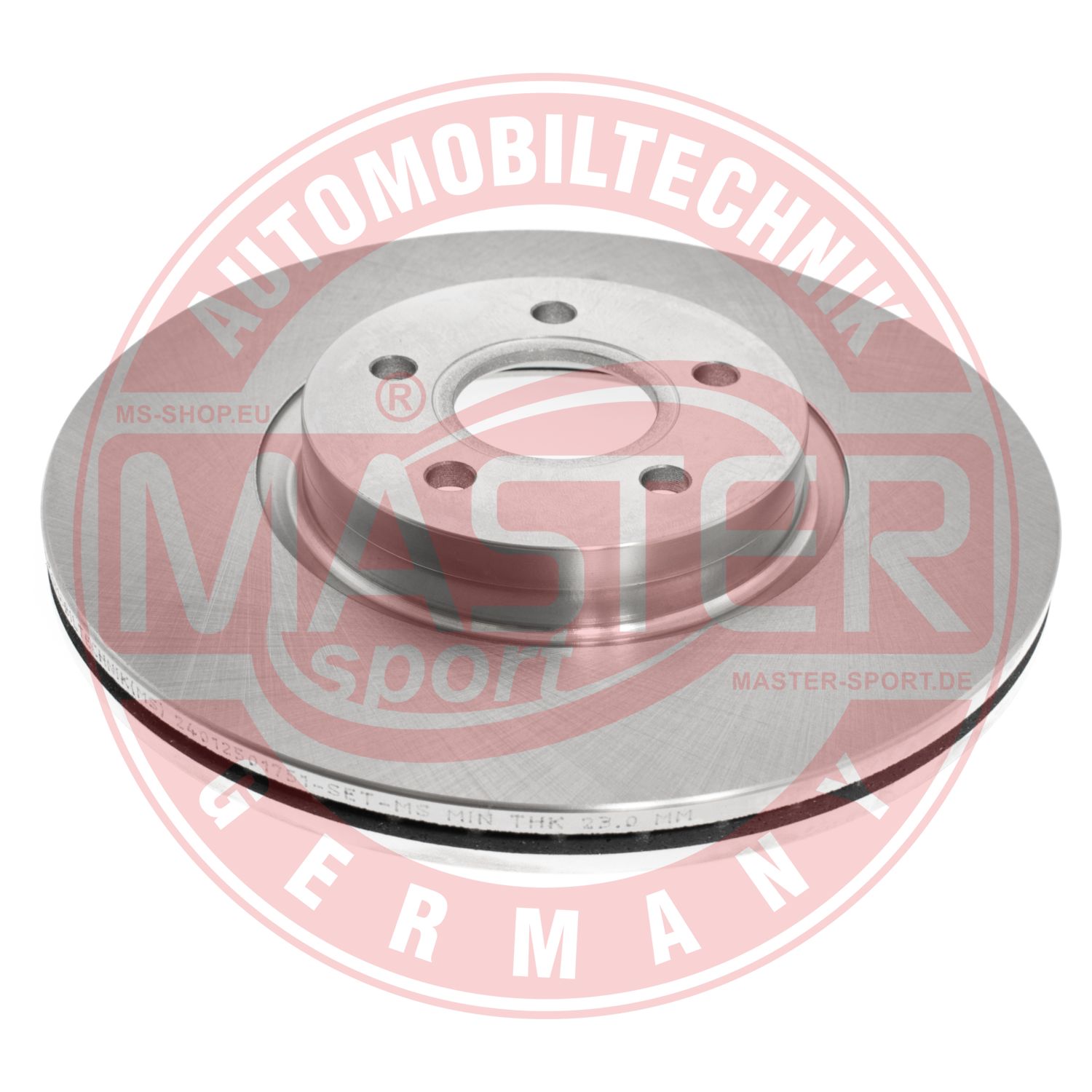 Disc frana VOLVO C30 (533) D4 diesel 177 cai MASTERSPORT GERMANY 24012501751-PCS-MS