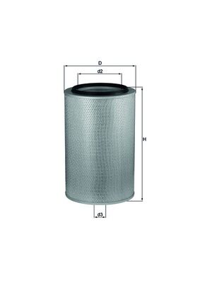 Filtru aer VOLVO FL10 FL 10H/320 diesel 320 cai MAHLE ORIGINAL LX 273