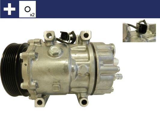 Compresor climatizare VOLVO C30 (533) 2.0 D diesel 136 cai MAHLE ORIGINAL ACP 769 000S