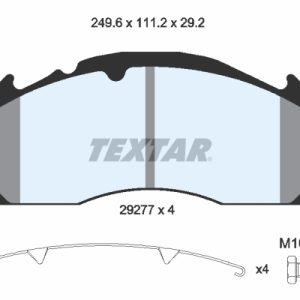 Placute frana VOLVO FM12 FM 12/420 diesel 420 cai TEXTAR 2927705