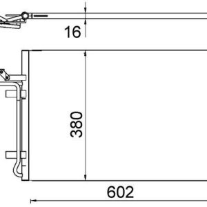 Condensator climatizare VOLVO C30 (533) Electric electric 112 cai MAHLE ORIGINAL AC 725 000S