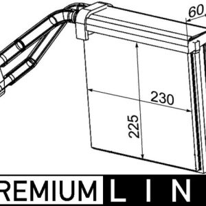 Evaporator aer conditionat VOLVO C30 (533) 1.8 benzina 125 cai MAHLE ORIGINAL AE 95 000P