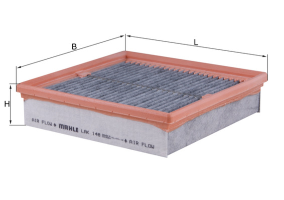 Filtru polen VOLVO FM FM 450 diesel 451 cai MAHLE ORIGINAL LAK 148