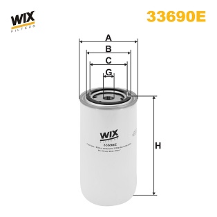 Filtru combustibil VOLVO FM10 FM 10/320 diesel 320 cai WIX FILTERS 33690E