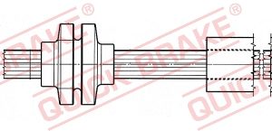 Furtun frana VOLVO C30 (533) D3 diesel 150 cai QUICK BRAKE 35.902