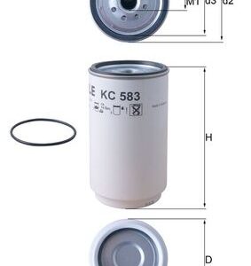 Filtru combustibil VOLVO FH16 II FH 16/540, FH 16/550 diesel 540 cai MAHLE ORIGINAL KC 583D